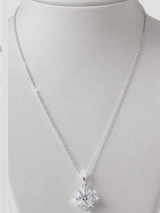 Pandora Jewelry - Pandora Sterling Silver Pendant Necklace with Sparkling Charm